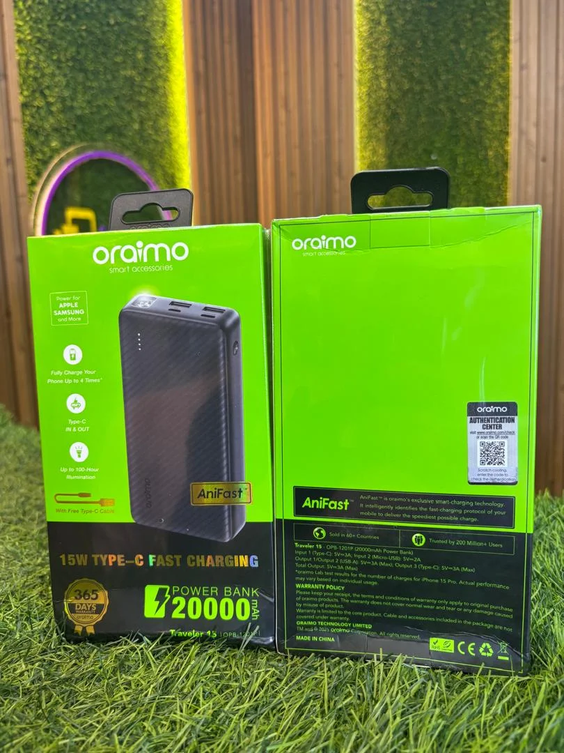 20000mah Oraimo Powerbank (OPB-1201P)