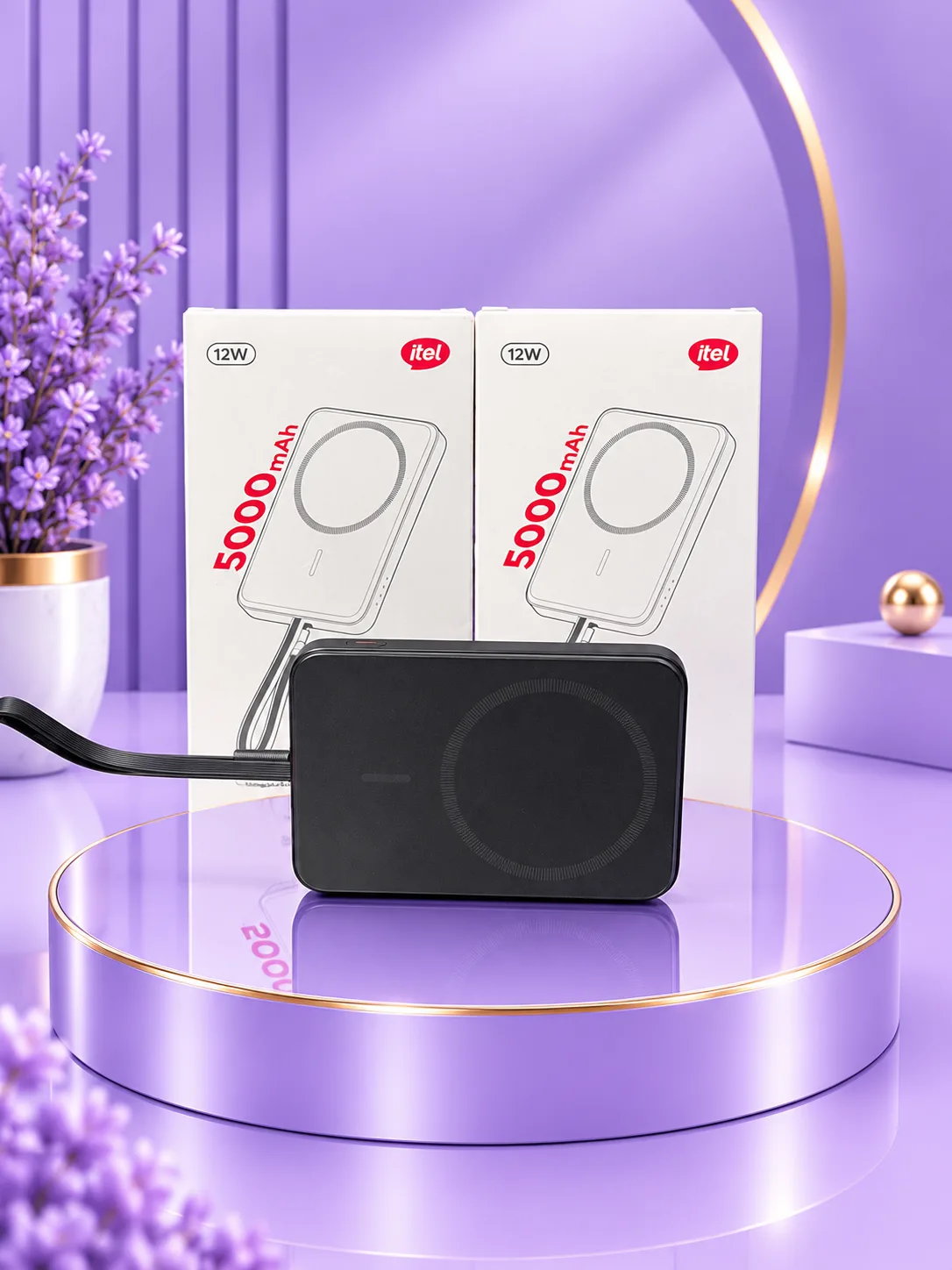 itel PowerEasy I MagSnap 5C Magnetic Power Bank 5000mAh (A1112), photo 2