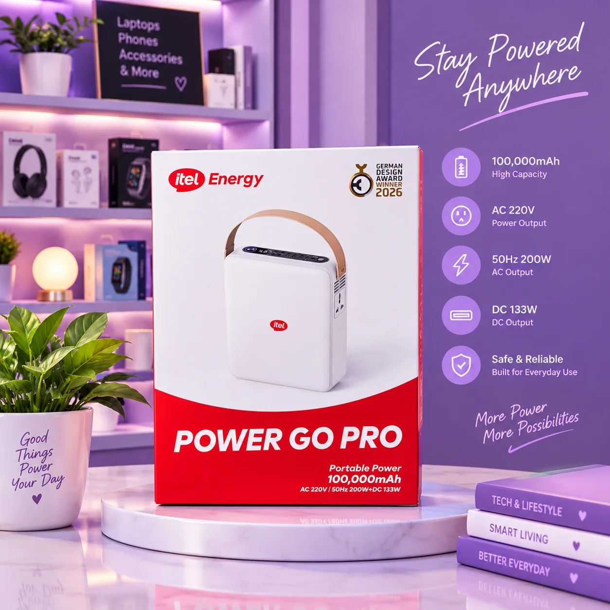 itel - POWER GO PRO [100000mah]