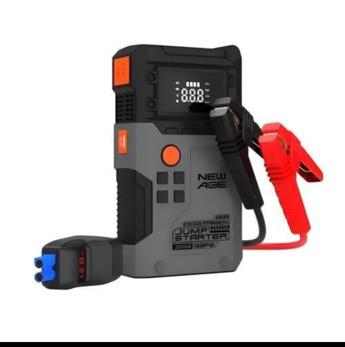 New Age 2000A Jump Starter, Power Bank & Tyre Inflator – 16000mAh, photo 2