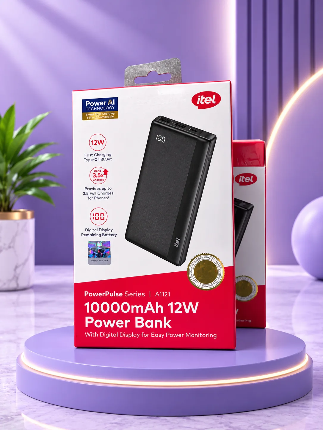 itel 10000mah powerbank