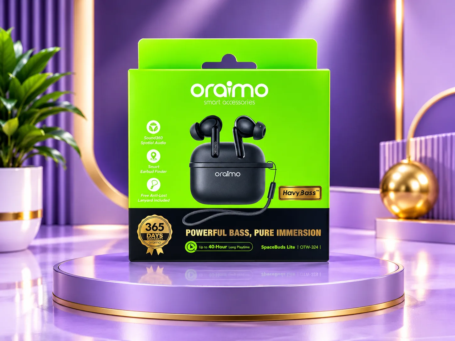 Oraimo SpaceBuds Lite Earbuds (OTW-324)