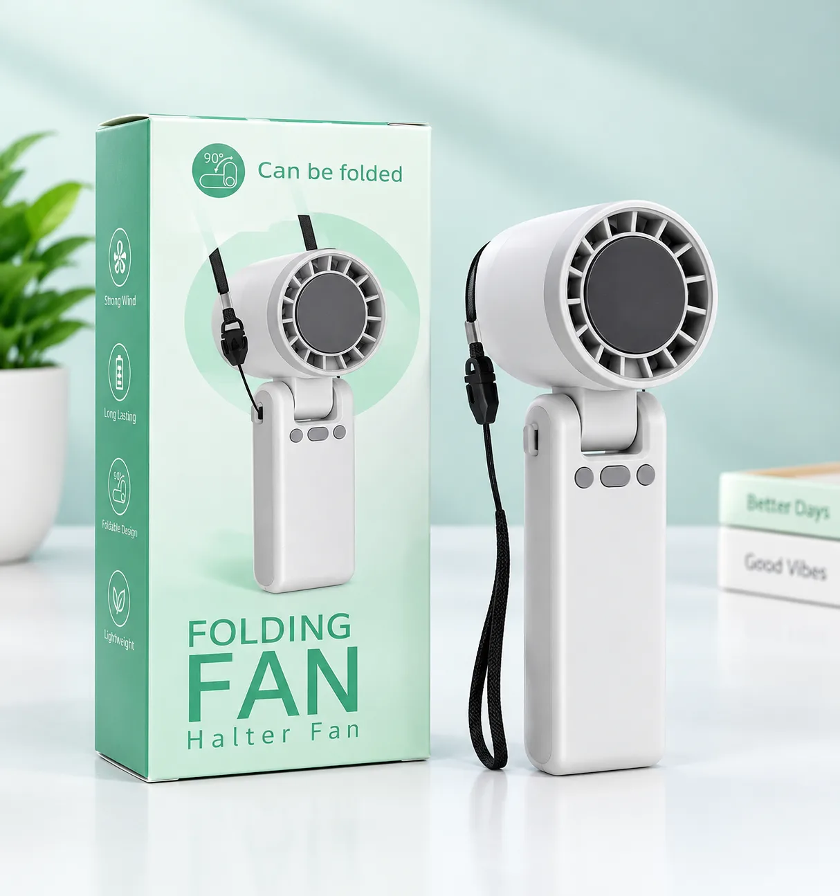 Foldable hand fan